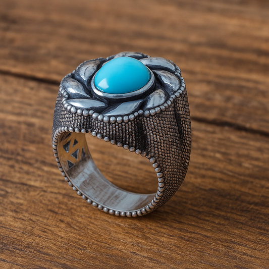 OSKARO BLOMM SILVER RING